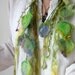 silken enchanted forest fiber braid/lariat - lady of leaves