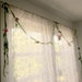 woodland rose flower garland from the enchanted forest/ fairy curtains