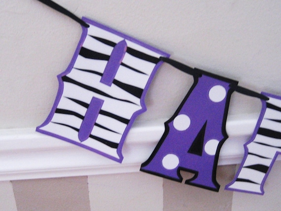 Purple ZeBRA Print and MiNNIE MoUSE StYLE Polka Dots Il_570xn