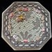 Darling Vintage Flapper Boudoir Vanity Dresser Box with Ribbon Metallic Lace