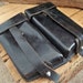 Messenger or Bike Saddle Bag Leather Map Bag Magazine Ammo Pouch