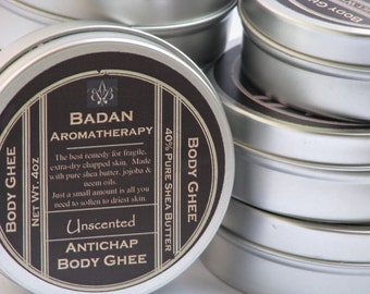 UNSCENTED Body Butter Natural & Organic - Intensive Moisturizer for Dry Skin