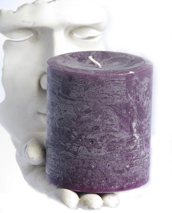 PATCHOULI Scented Pillar Candle Small 3x3.5