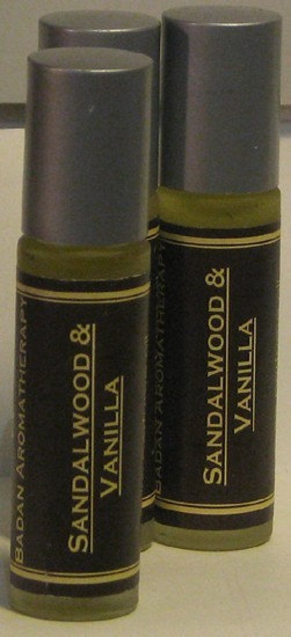Sandalwood Vanilla Perfume Oil Roll On Perfume Fragrance Oil