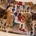 KNITTING BAG APRON - Alexander Henry Egyptian Fabric 1993 Rare