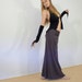 35% OFF - Wilma - transformer jersey dress/skirt with freehand serging, elephant grey.