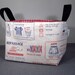 NEW - Fabric Storage Organizer Basket Bin - French Laundry