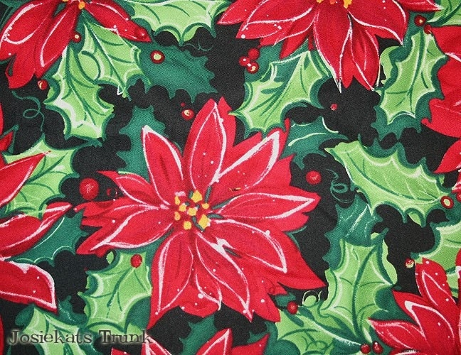 Poinsettia Christmas Fabric Poinsettia Passion Sale Fabric