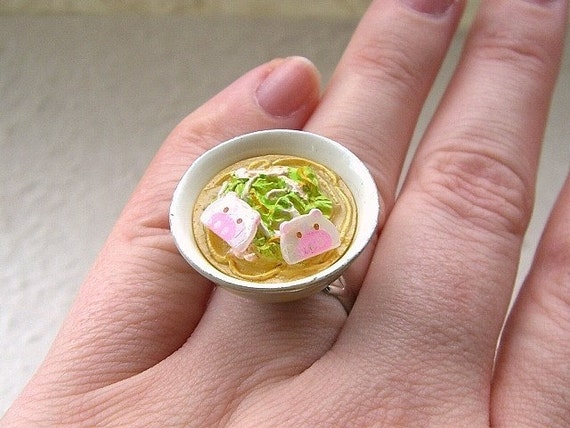  Kawaii Cute Japanese Ring Ramen Noodle 