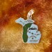 Wells Sterling Silver Charm Michigan Wolverine State with Enameling