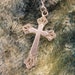 Necklace - Rosary - Sterling Silver - Crucifix Silver Rosary - Ornately Designed Christian Jewelry - Jesus Christ Necklace
