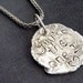 SALE recycled silver love necklace. you're the one i love necklace . gift for her . luxury sterling silver chain by peacesofindigo