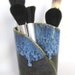 Yin/Yang Dark Blue Green Vase Colorful Pottery