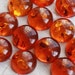 10mm Round Natural Baltic Amber Cabochons - One