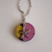 Recycled Skateboard Mini Bling Dot Necklace-Summer Star Love