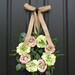 Princess Decor - Peonies - Roses - Unique Gift for Little Girl - Door Wreath