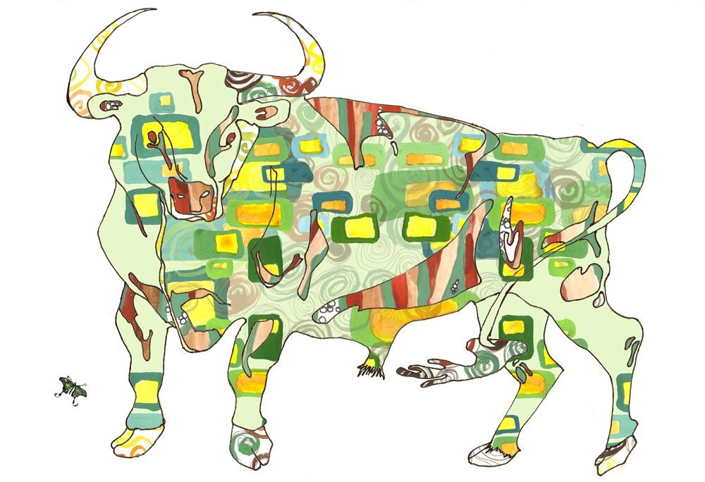 Taurus Bull Art Print