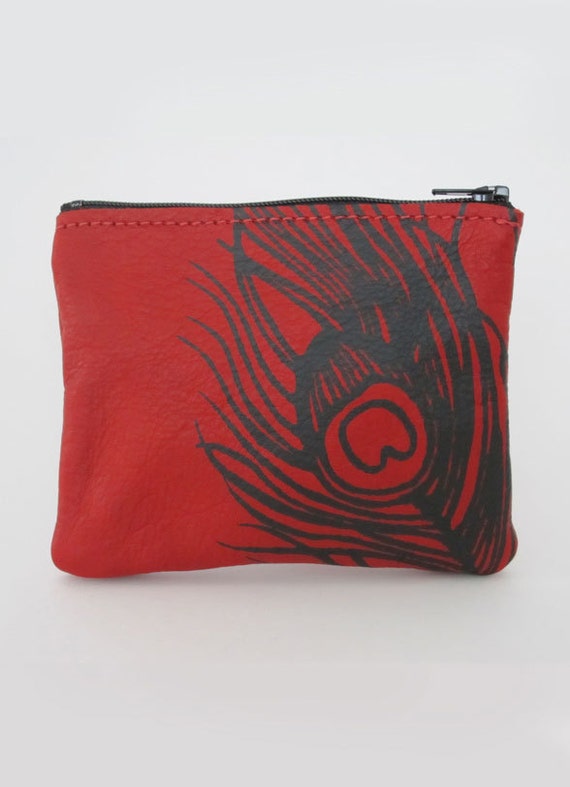 small red coin purse