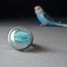 LAST CHANCE SALE, 25. Off - Sterling and Glass Ring in Aquamarine - Reserved for Mona