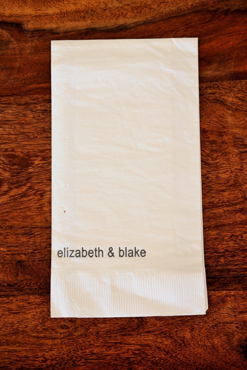 Personalized Paper Guest Towels Mod Names