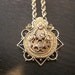 Beautiful, Romantic,Victorian 10k Gold Pendant with Pearls, Vintage Chain Necklace