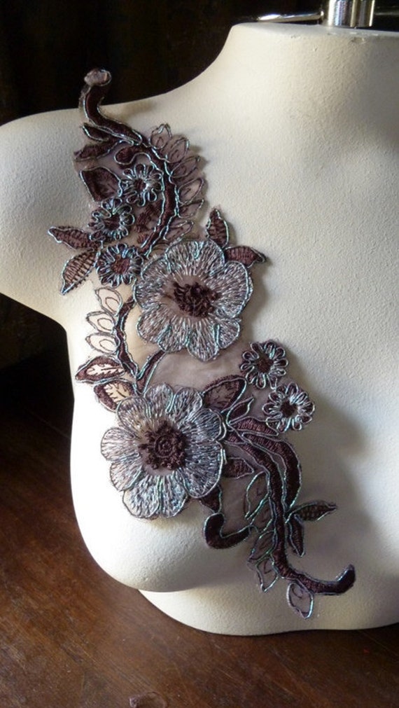 Lacy Applique in Chocolate for Lyrical Dance Costume Design