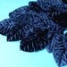 Velvet Millinery Leaves in Midnight Blue for Scrapbooking, Altered Art, Millinery, Floral Supply, Crafts, Corsages