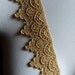 Gold Lace Metallic Venise Lace for Bridal, Costume, or Jewelry Design GL 9