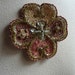Beaded Applique Exquisite no 11 for Bridal, Handbags, Belly Dance Costumes, Jewelry Design, Home Decor.