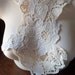 Lace Applique UNIQUE in Cotton for Altered Couture, Costume Design