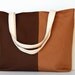 Simple Organic Cotton Canvas Tote Bag. Caramel Brown. For Her. For Him. Unisex. Carry All. Heavy Duty. Book Bag. Earth. Eco. Fathers Day.