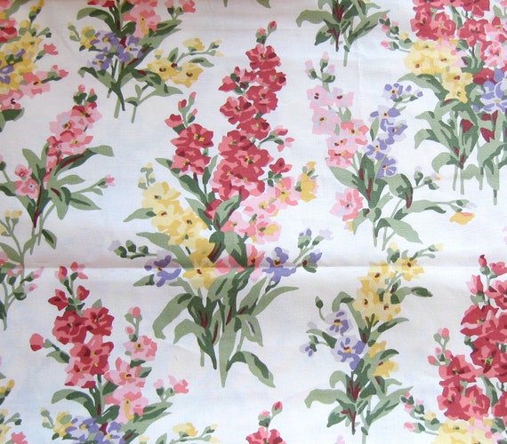 Vintage Laura Ashley Fabric English Country Garden Reserved   Il 570xN.299339552 