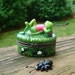 Grasshopper Box, Vintage Jiminey Cricket Porcelain Treasure Box..1980s ..OH.The World Owes Me a Living..Deedle, Didle Dodle Dedle Dum...