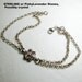 Sterling Silver Chain Bracelet, Lavender Glass Rhinestone Flower Center Italy 925, SWEEEEEEEEEEET, Sweet, Sweet