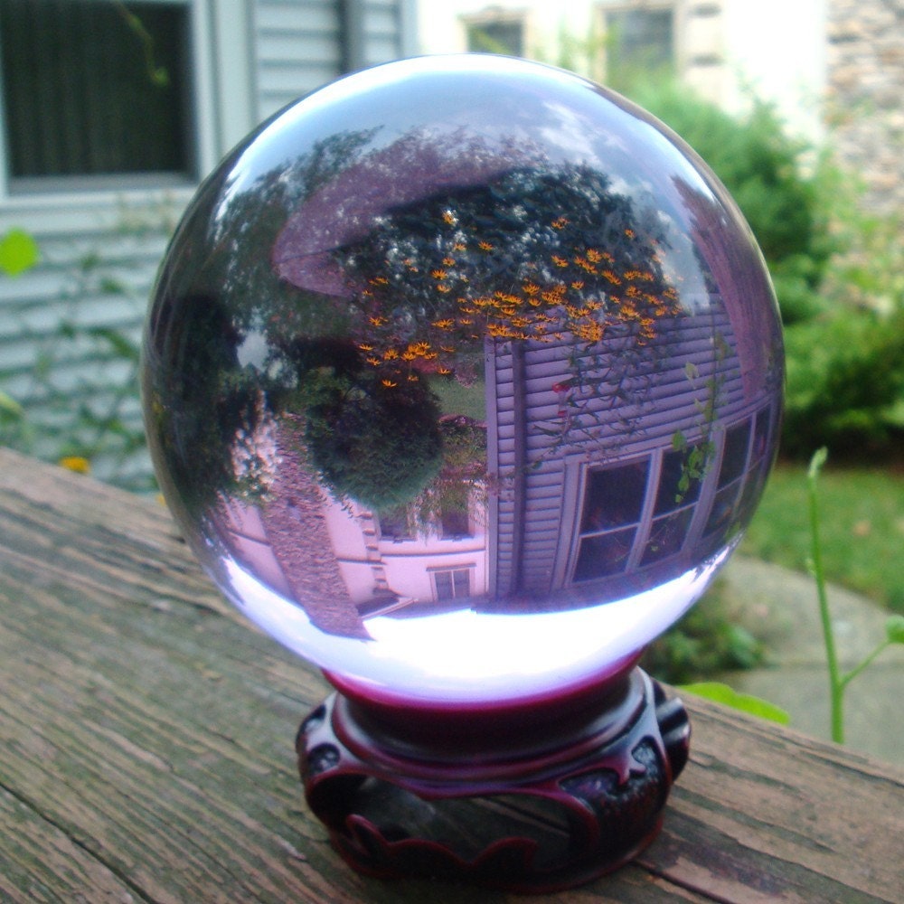 Vintage Crystal Ball 100MM.. big..For Scrying