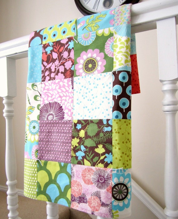 Sugar Pop Baby Blanket by liltulip on Etsy