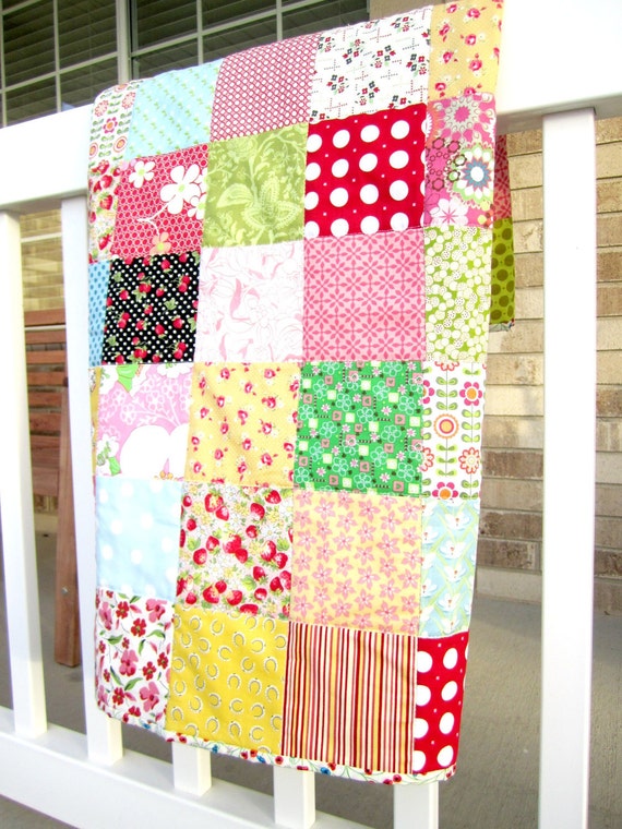 Heirloom Baby Quilt No. 2 by liltulip on Etsy