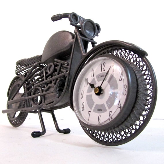 Items similar to Vintage Timex motorcycle clock on Etsy