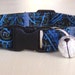 Blue Paisley Cat Collar, Adjustable and Comfortable with Bell