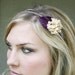 headband with a vintage lace flower, adult headbands