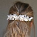 Vintage flower comb with pearls
