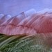 ACEO Melted Wax Crayon Original Art - Foothills II