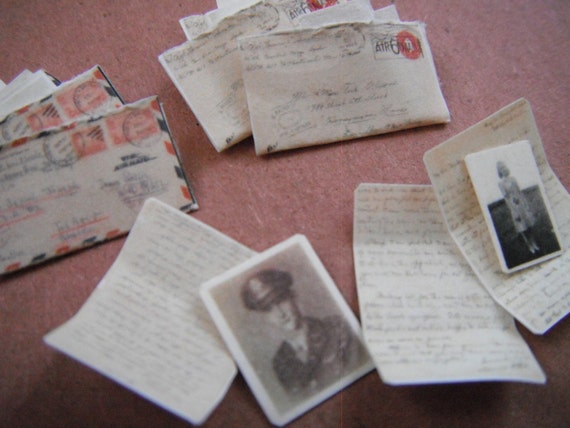 Miniature WWII Love Letters