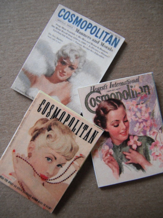 Miniature Magazines --- Vintage Cosmopolitan