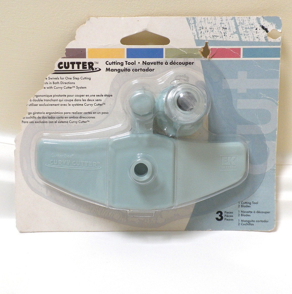 Cutter Bee Curvy Cutter Cutting Tool with blades EK Success