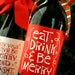PRINTABLE whimsical Christmas wine bottle wrappers
