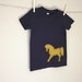 Ensign Horse, Handstitched Applique