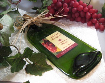Wine Bottle Cheese Board - Personalized with your name