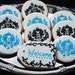 Custom Elegant Damask Cookies 1 dozen