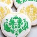 Custom Elegant Damask Cookies 1 dozen